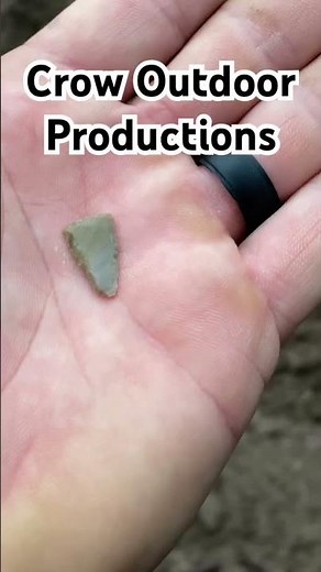 Beautiful triangle Arrowhead found on Indian Campsite! #arrowhead #arrowheadhunting #artifacts
