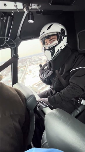Gender Reveal from a Helicopter in -12° Weather