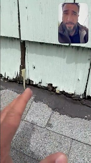 The worst place for water damage #siding #roofing #construction
