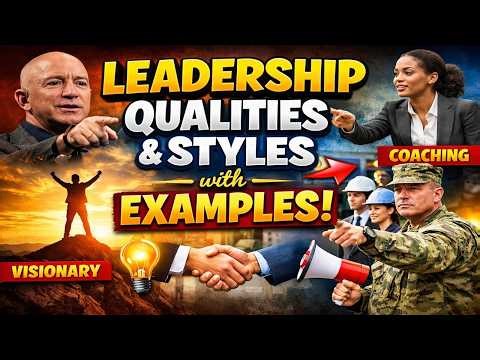 Leadership Qualities & Styles Explained With REAL Examples!