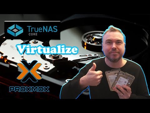 TRUENAS Core Virualization in Proxmox: With HDD Passthrough!