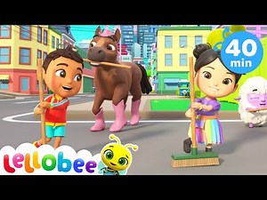 Lellobee - The Teamwork Song | Learning Videos For Kids | Education Show For Toddlers