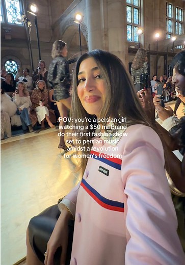@jasminlarian the woman you are. I’ve never been more inspired. As a persian girl, a Jewish girl, and a mother, you’ve made everyone around you so proud to know you. Grateful to have you as a friend, and even more grateful to have you as an inspiration 🫶🏽 @Cult Gaia was EVERYTHING!!!!