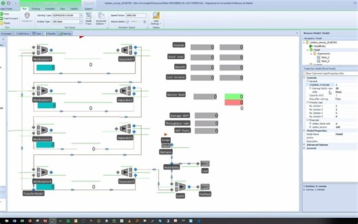 Conwip system 仿真模拟使用Simio 2/2