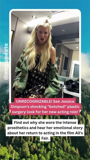 Jessica Simpson's SHOCKING "Botched" Prosthetics Look! 😱 #JessicaSimpson #AllsFair