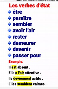 Verbes d'état🍑 #grammaire_française | MERCI Professeur