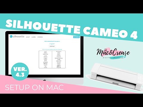 How to setup Silhouette Studio on a Mac