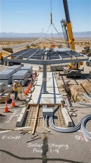 Futurestic EV Charging Station #construction #futuretech #technology #future