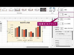 数値軸や項目軸に説明を表示するには（Excelグラフ 2021）