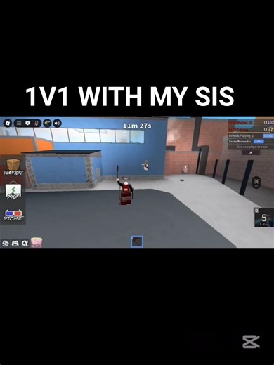 MM2 1V1 WITH MY OLDER SISTER #fypシ #roblox #iloveyou #short