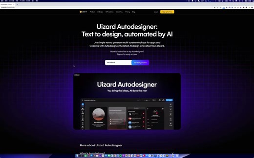 UIZard Autodesign 抢先内测，AI 可以帮我们设计了吗
