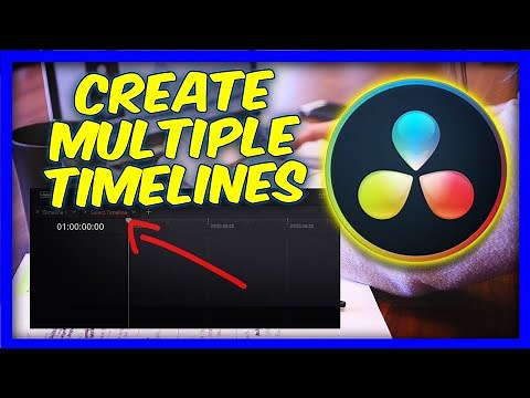 Davinci Resolve 18 How To Create Multiple Timelines In Davinci Resolve 18