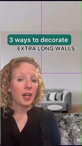3 ways to decorate a really long wall!