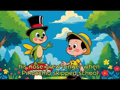 Cinderella Tells Pinocchio and His Nose Fairy Tales for Kids