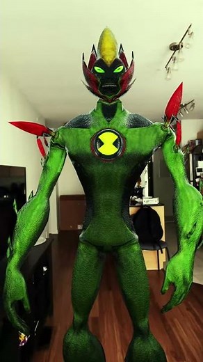 Ben 10 Alien Force | Swampfire transformation REAL LIFE