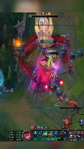 Look How Thresh Solo Def Tower Plus A Kill | Lucky, Maybe! #leagueoflegends #thresh #shorts