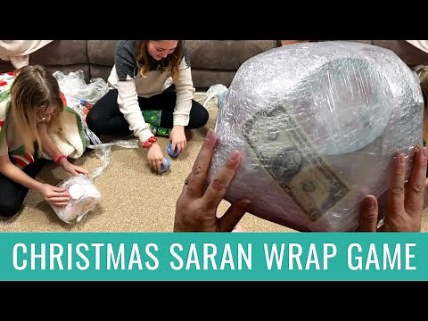 How to Make and Play the Christmas Saran Wrap Ball Game