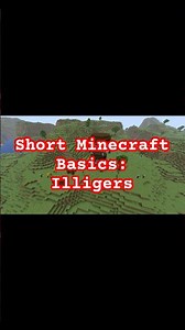 Short Minecraft Basics: illagers #minecraft #minecraftshorts#education