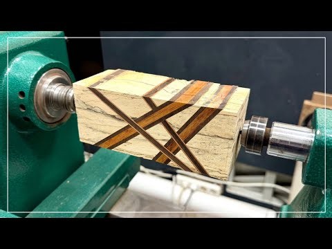 What Will I Make From This Crazy Wood Block? Woodturning