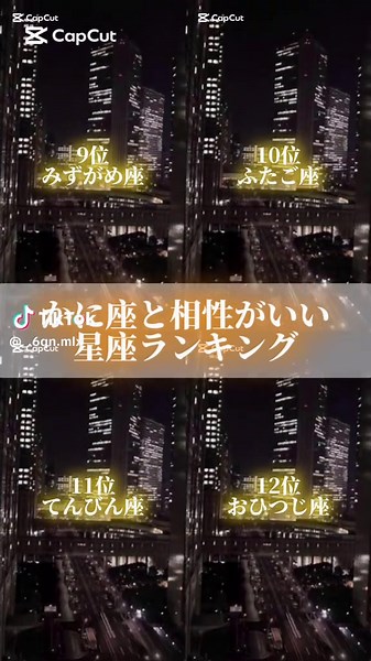 かに座と相性がいい星座ランキング解析