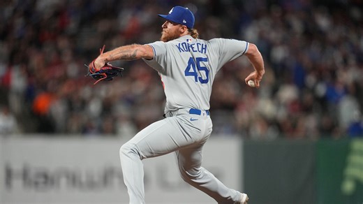 Dodgers place relief pitcher on IL