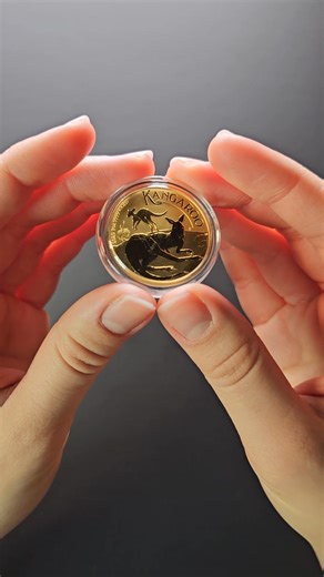 As an animal exclusive to "The Great Down Under," the Kangaroo is an excellent feature for the Perth Mint's annual bullion release. The intriguing marsupial is revered for its unique look, incredible leaping ability, and speed. They can leap up to 30 meters in a single bound at 48 kilometers an hour and grow up to 1.8 meters tall. https://sgb.co/1-oz-2025-australian-kangaroo-gold-coin-perth-mint #silvergoldbull #kangaroo #perthmint #gold #coin | Silver Gold Bull