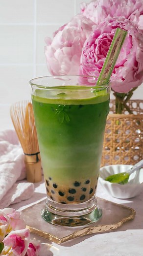 5.6K views · 37 reactions | Matcha Boba Milk Tea is an elevated...