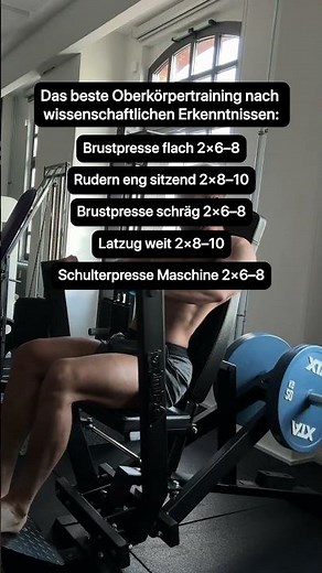 Das beste Oberkörpertraining nach wissenschaftlichen Erkenntnissen