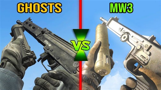 COD10 vs COD8 武器比较