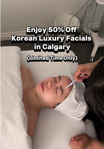 50% OFF Black Friday Korean Facial Treatment