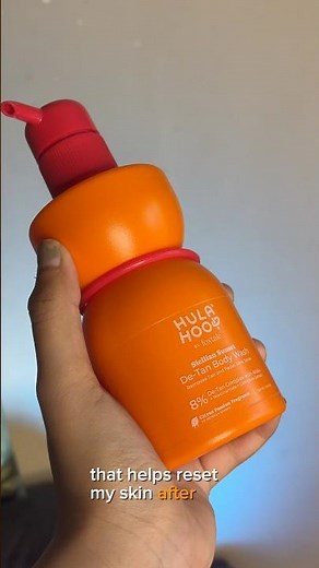 Summer Tan? Fix It Fast ☀️✨ De-Tan Body Wash That Actually Works! #hulahoop #detanning
