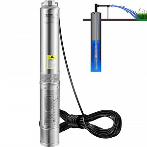 Reviews for VEVOR Deep Well Submersible Pump 1.5HP 37 GPM 276 ft. Head Water Pump IP68 with 33 ft. Electric Cord for Industrial Irrigation | Pg 1 - The Home Depot