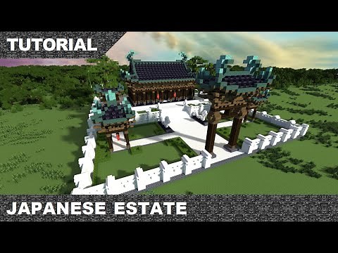 Minecraft Japanese Estate Tutorial & Download