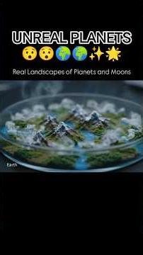 Real Landscapes of Planets & Moons 🌌🪐 | Satisfying Space ASMR #shorts #spaceasmr #asmr #relaxing