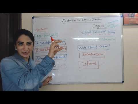 Mechanistic VS Organic Orgnizational Structure