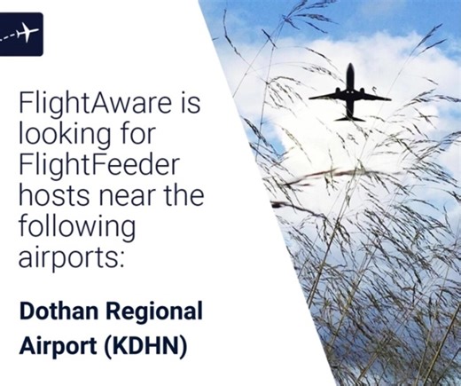 Do you live near any of these airports? Inquire about hosting a FREE FlightFeeder today: https://hubs.li/Q02Dlwk50 #flightaware #bigdata #avgeeks #centraltoaviation #aviation #aviationlovers #flighttracking | FlightAware