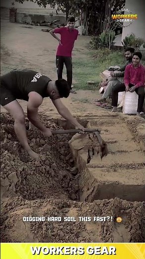 Powerful Manual Digging Tool for Trenching and Soil Cutting in Hard Ground Conditions