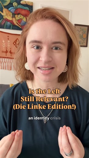 Emily Gant on Instagram: "Die Linke is rewriting its party program - not as a rebrand, but because it’s no longer clear whether its language explains the world people actually live in. When politics argues over definitions while people deal with rent, burnout, war, and climate collapse, something’s broken. This isn’t just a Die Linke problem. It’s a left-wing politics problem. If your politics can’t explain reality, it can’t change it. #GermanPolitics #LeftPolitics #DieLinke #PoliticalAnalysis #