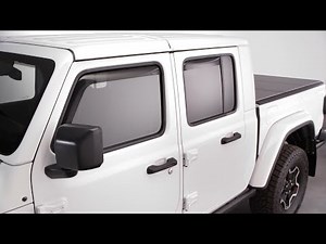 Jeep Side Window Deflector Installation (WeatherTech)