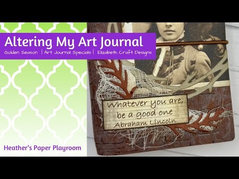 Altering my Art Journal Cover