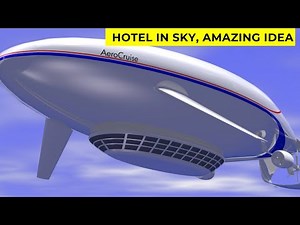 Floating Luxury in the Skies | Discovering the Future of Airborne Hospitality | Manned Cloud airship