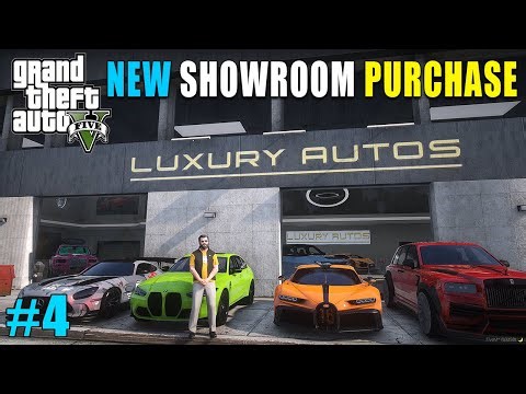 MICHAEL'S NEW DEALERSHIP PURCHASE | GTA V GAMEPLAY #4