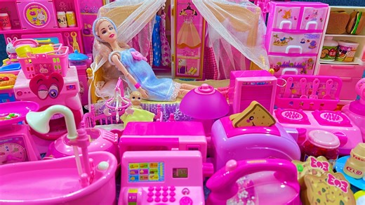 14分钟的愉快体验：开箱可爱的芭比玩具评测 玩具 | ASMR