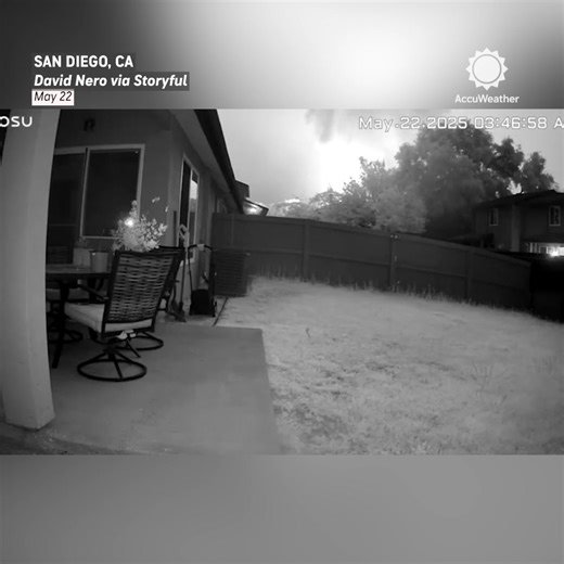 Fireball in the Fog: Dramatic footage shows a fireball erupting moments after a plane crashed in a San Diego neighborhood on Thursday, resulting in multiple fatalities. bit.ly/43ptaOH | AccuWeather
