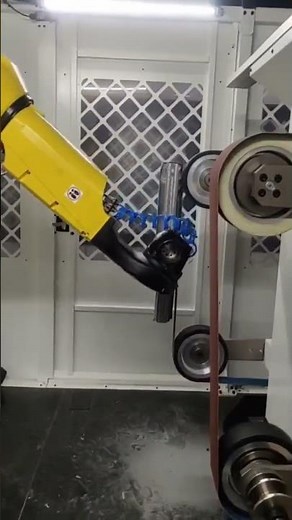 Robotic Grinding & Polishing Workstation | Automated Metal Finishing System