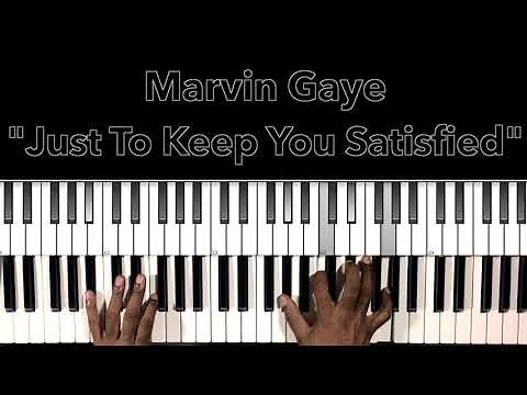 Marvin Gaye "Just To Keep You Satisfied" Piano Tutorial
