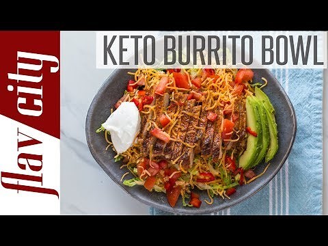 Low Carb Keto Burrito Bowl Meal Prep