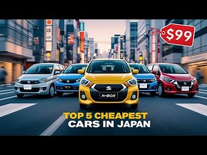 Top 5 Cheapest Cars in Japan – Affordable & Reliable!"