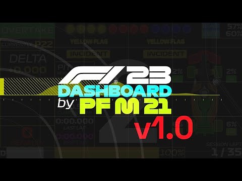 F1 23 SimHub Dashboard by PFM21 - v1.0