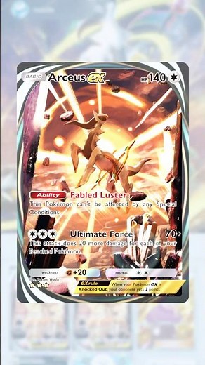 Arceus EX Immersive Card | Pokemon TCG Pocket | Triumphant Light